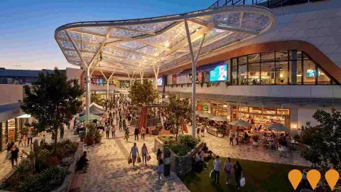AI impression: Mandurah Forum Shopping Centre Redevelopment, Retail