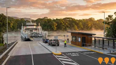 AI impression: Daintree Ferry Landside Infrastructure and Ferry Replacement Projects, Transport & Logistics