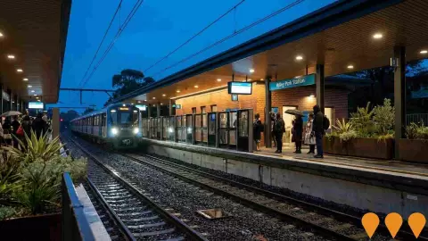 AI impression: Wiley Park Station Sydney Metro Upgrade, Transport & Logistics