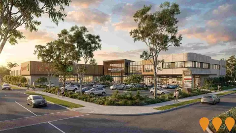 AI impression: Halls Head Shopping Village, Retail