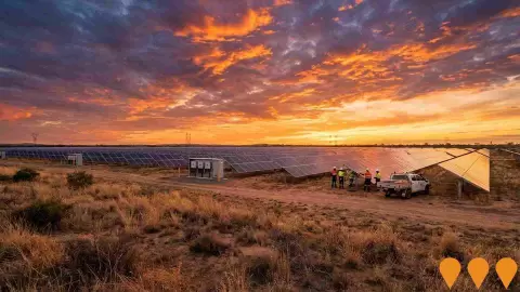 AI impression: Wellington North Solar Farm, Energy