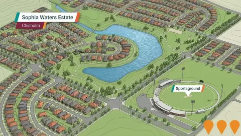 AI impression: Sophia Waters Estate, Communities