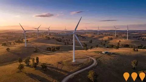 AI impression: Flyers Creek Wind Farm, Energy