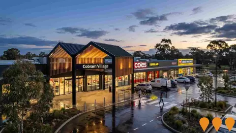 AI impression: Cobram Village, Retail