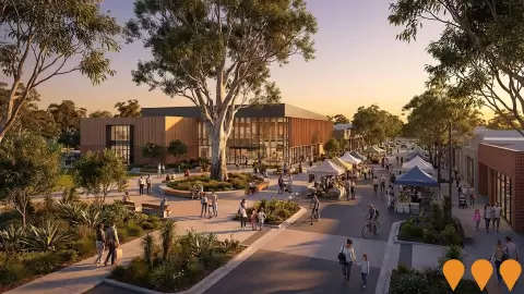 AI impression: Hampton Park Central Revitalisation, Communities, Precincts & Urban Renewal
