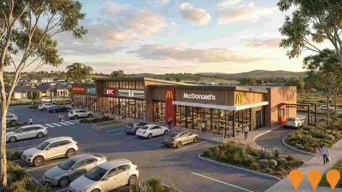 AI impression: Googong Convenience Centre, Retail