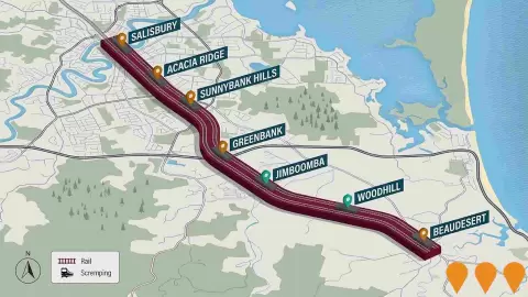 AI impression: Salisbury to Beaudesert Passenger Rail, Transport & Logistics