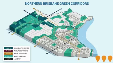 AI impression: Northern Brisbane Green Corridors, Environmental & Disaster Management