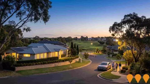 AI impression: Macquarie Links Estate Development, Residential Development