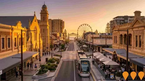 AI impression: Transforming Jetty Road Glenelg, Parks, Sport & Recreation