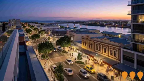 AI impression: Mackay Waterfront Priority Development Area (PDA), Communities, Precincts & Urban Renewal