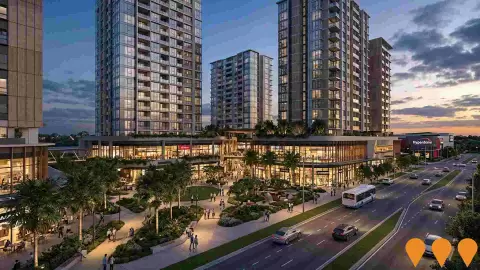 AI impression: The Avenues Loganholme, Precincts & Urban Renewal