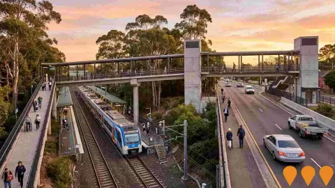 AI impression: Pennant Hills Station Upgrade, Transport & Logistics