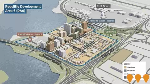 AI impression: Redcliffe Station Precinct (DA6), Precincts & Urban Renewal