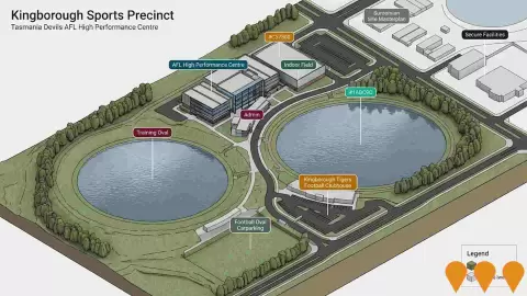 AI impression: Tasmania Devils AFL High Performance Centre, Sports & Recreation