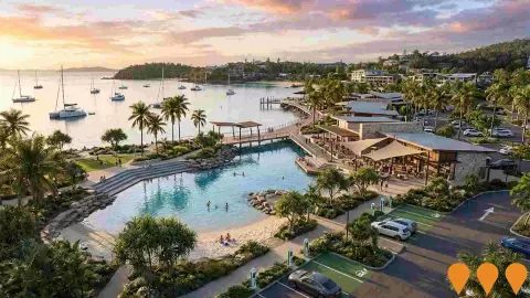 AI impression: Airlie Beach Foreshore Revitalisation, Tourism