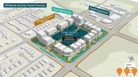 AI impression: Whitfords Activity Centre Precinct (West) Redevelopment, Precincts & Urban Renewal