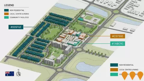 AI impression: Cambridge Park North Precinct Rezoning, Communities