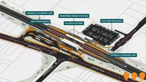 AI impression: Ranford Road Station, Transport & Logistics