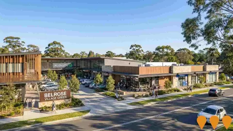 AI impression: Belrose Village Green, Retail
