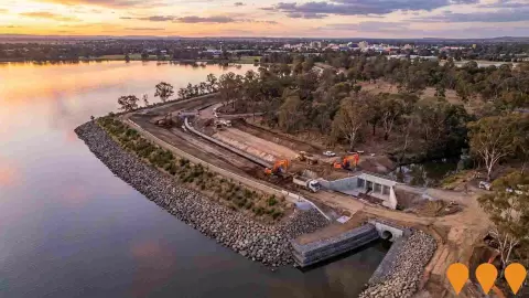AI impression: Lake Albert Pipeline and Precinct Renewal Project, Environmental & Disaster Management