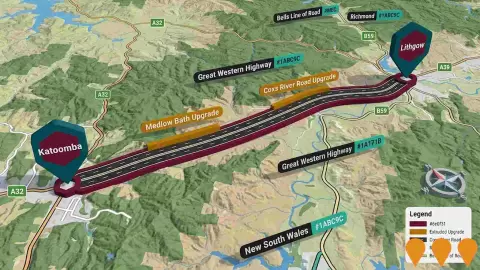 AI impression: Great Western Highway Upgrade - Katoomba to Lithgow, Transport & Logistics
