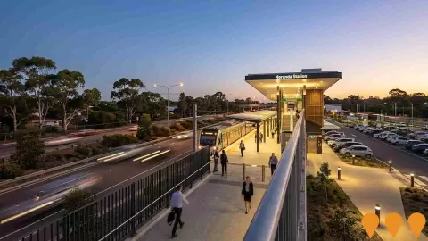 AI impression: Noranda Station Development, Transport & Logistics