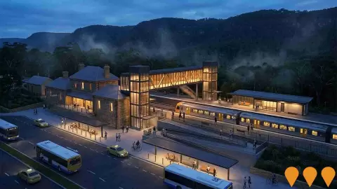 AI impression: Mount Victoria Station Upgrade, Transport & Logistics