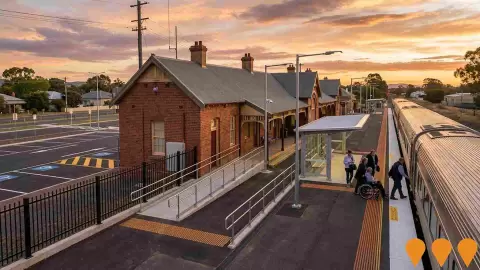 AI impression: Gunnedah Station Accessibility Upgrade, Transport & Logistics