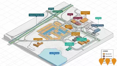 AI impression: Paramount Private Estate Baldivis, Communities