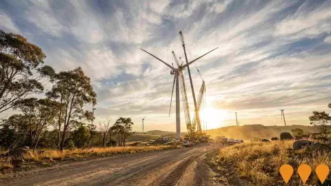 AI impression: Kerrs Creek Wind Farm, Energy