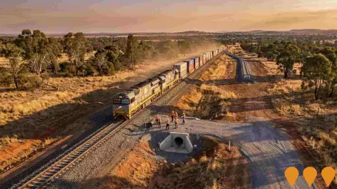 AI impression: Inland Rail - Stockinbingal to Parkes, Transport & Logistics