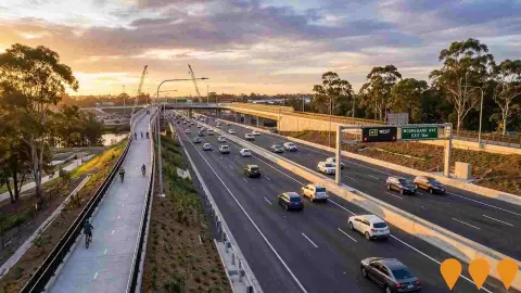 AI impression: M5 Motorway Westbound Traffic Upgrade, Transport & Logistics