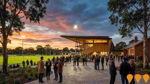 AI impression: Box Hill City Oval Redevelopment, Sports & Recreation