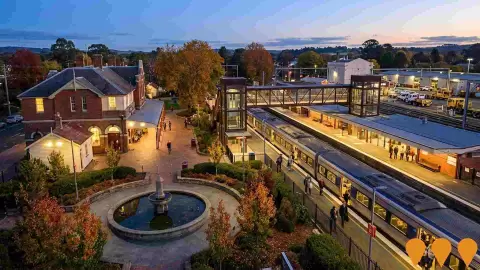 AI impression: Moss Vale Station and Stabling Yard Upgrade, Transport & Logistics