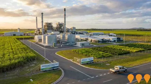 AI impression: Mackay State Development Area, Business Parks & Technology Hubs