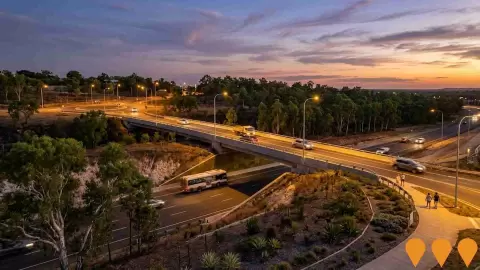 AI impression: Tiger Brennan Drive and Berrimah Road intersection overpass, Transport & Logistics