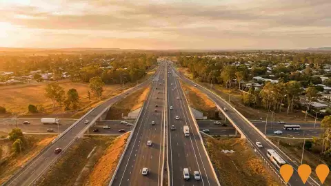 AI impression: Bruce Highway (Brisbane-Gympie), Dohles Rocks Road to Anzac Avenue Upgrade (Stage 1), Transport & Logistics