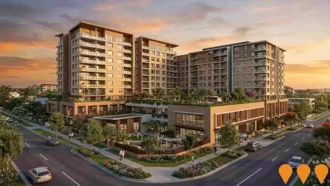 AI impression: Northmore Street Aged Care and Retirement Precinct, Health