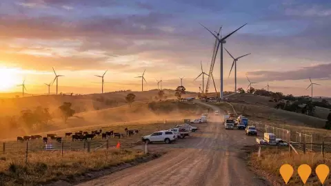AI impression: Hills of Gold Wind Farm, Energy