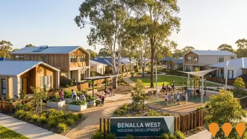 AI impression: Benalla West Housing Development - Big Housing Build, Residential Development