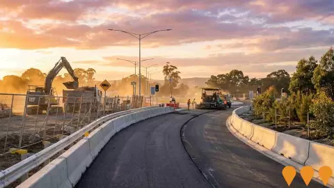 AI impression: Cardinia Road Infrastructure Upgrades, Transport & Logistics