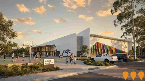 AI impression: Expanded Mount Druitt Police Citizens Youth Club (PCYC), Sports & Recreation