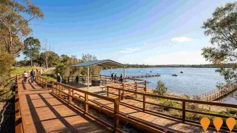 AI impression: Lake Towerrinning Upgrade Project, Tourism