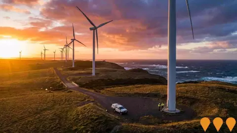 AI impression: Woolnorth Wind Farm Repowering, Energy