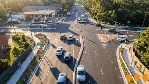 AI impression: Pacific Highway Upgrades - Turramurra to Wahroonga, Transport & Logistics