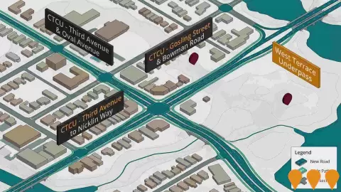 AI impression: Caloundra Transport Corridor Upgrade (CTCU), Transport & Logistics