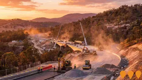 AI impression: New England Highway - Willow Tree to Uralla Safety Upgrade, Transport & Logistics