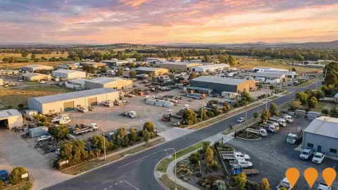 AI impression: Wangaratta Industrial Land Use Strategy, Business Parks & Technology Hubs