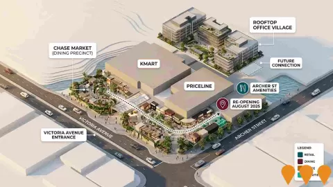 AI impression: Chatswood Chase Redevelopment, Retail